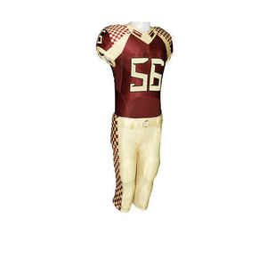 Nouvelle arrivée : uniforme de football américain, couleur unie, manches courtes, option économique en gros, nouvelle arrivée football américain - Product Image 4