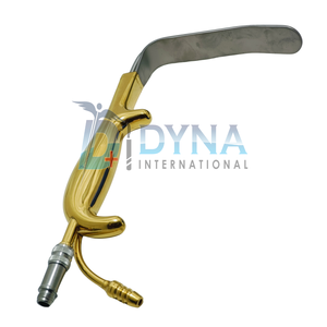 Rétracteurs de style Ferriera de haute qualité 23 mm x 18 cm (pointe lisse) avec guide lumineux et aspiration, certifiés CE, pour chirurgie plastique - Product Image 6