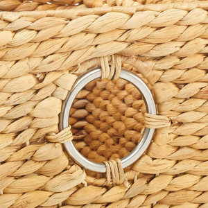 Lot de 3 paniers de rangement en jacinthe d'eau vietnamienne pour la chambre, le salon, la salle de bain ou le couloir - Product Image 3