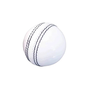 Pelota de Cricket Blanca de Cuero Cosida a Mano para Uso Profesional, Pelota de Cricket Blanca Dura de Fabricación Nueva, Exportador Pakistaní - Product Image 1