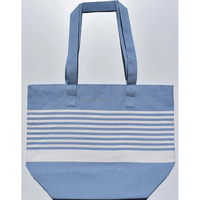 Sac fourre-tout de plage en jute personnalisé Fouta avec doublure en toile conçue différemment à double poignée pour l'extérieur-Fabriqué en Inde