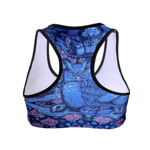 Soutien-gorge de sport imprimé par sublimation pour femme – Tenue de sport, gym, course, yoga – Coupe flexible et respirante - Product Image 3