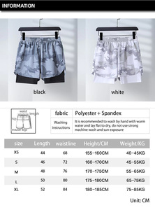 <b>Men</b> <b>Camouflage</b> Print Sport <b>Shorts</b> Mid Waist Drawstring Quick Dry Spandex Polyester Compression <b>Shorts</b> - Product Image 6