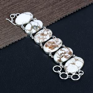 Wild Horse Jasper <b>Bracelet</b> 925 Sterling Silver Boho Handmade Gemstone Jewelry Statement Gift For Women - Product Image 5