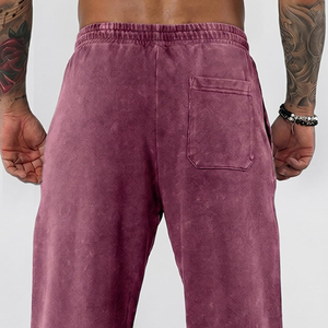 Best Quality Breathable Custom Color And Size <b>Men</b> Acid Wash <b>Trouser</b> New Fashion Hot Sale Streetwear <b>Men</b> Acid Wash <b>Trousers</b> - Product Image 6