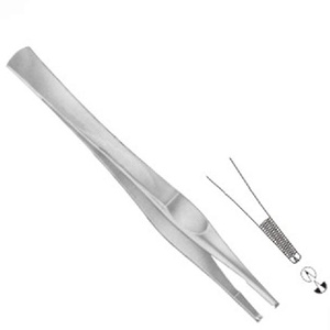 Forceps manuel chirurgical en acier inoxydable de haute qualité HC-CL-190, 14,5 cm, à dents de rat, pour maintenir les tissus - Product Image 5
