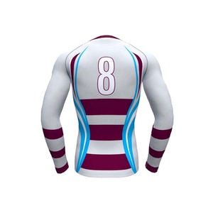 Rashguard-Conjunto de compresión para correr para hombre, camiseta de gimnasio de una pieza, diseño personalizado, impresión por sublimación, 2023 - Product Image 6