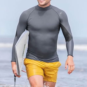 Professional <b>Men's</b> Adult Rash Guards <b>Compression</b> Fit Lightweight Spandex/Polyester Eco-Friendly Breathable Quick Dry Sublimation - Product Image 5