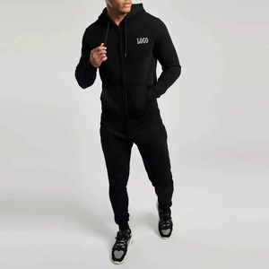 Nuevas llegadas: Conjuntos deportivos de invierno para hombre, chándal de alta calidad, transpirable, 100% poliéster - Product Image 1