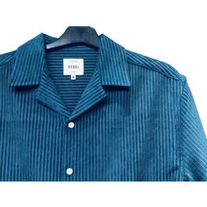 เสื้อเชิ๊ตผู้ชายผ้าฝ้าย100% ลำลองแขนสั้นสำหรับฤดูใบไม้ร่วง - Product Image 3