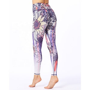 Women's High Waist Custom Seamless Breathable Quick Dry Eco-Friendly Yoga Pants Solid <b>Pattern</b> Workout Fitness <b>Leggings</b> - Product Image 3