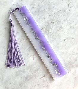 <b>Handmade</b> Epoxy Resin <b>Bookmarks</b> Floral Decorative Page Markers for Books Novels Journals Diaries School Office Reading Gift - Product Image 6