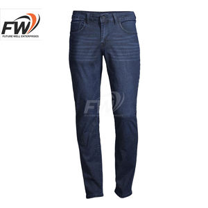 Jean en denim coupe droite et régulière pour homme, vente en gros OEM, nouvelle collection, style décontracté vintage, jean évasé en denim ciré pour homme - Product Image 6