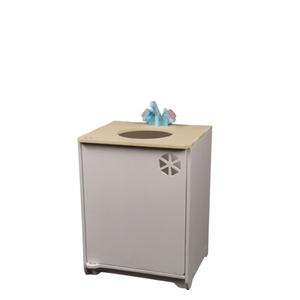 Ensemble de jeu d'évier de cuisine en bois pour enfants avec robinet fonctionnel, pour les 2-4 ans, jeu d'imitation. - Product Image 1