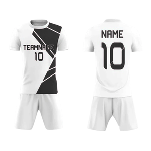 OEM Customized Football Uniform Set Breathable 100% Polyester Heat-Transfer Printed Team Name & Numbers <b>Soccer</b> Jerseys For Men - Product Image 1