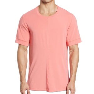 OEM Wholesale Polyester/Cotton Custom Printed T-Shirt Men's Regular Fit Solid Color Casual Wear Quick Dry Breathable Customized - Product Image 1