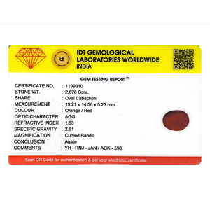 Handcrafted 13.35 Carat Yemeni Aqeeq Loose Gemstone for Fine Jewelry - Product Image 4
