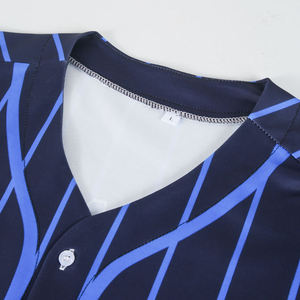 Maillot de baseball personnalisé en gros pour hommes, chemise de sport pour club scolaire, uniforme d'équipe sublimé et brodé - Product Image 4
