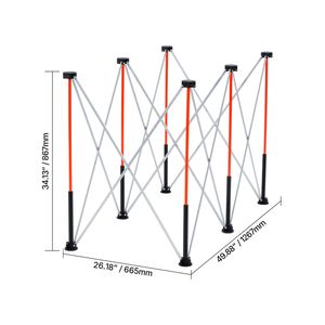 Banco da Lavoro Pieghevole Portatile 1.26 x 0.67 m, Capacità di Carico 1134 kg, Nessun Montaggio Richiesto, per Lavorazione del Legno - Product Image 4