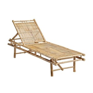 Boho Bamboo <b>Sunbed</b> Relaxing Chair for Outdoor Patio Beach Resort Hotel Decor Bamboo Sun Loungers Beach Chair by KingCraftViet - Product Image 1