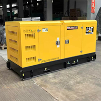 Générateurs diesel silencieux 50 kW, 60 kW, 70 kW, 100 kVA, alimentés par un moteur Caterpillar refroidi par eau, dynamo triphasée, groupe électrogène de secours industriel