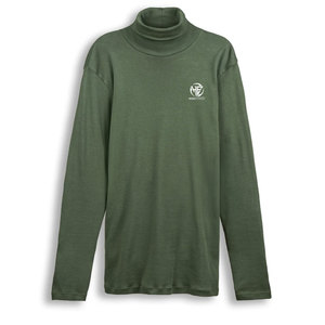 Comfortable Stretch Material Plain High <b>Neck</b> Long Sleeve Layering Top for Cool Weather <b>Men</b> <b>Turtle</b> <b>Neck</b> Shirt - Product Image 1