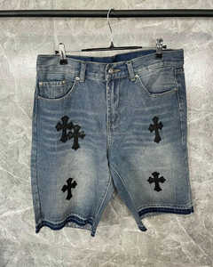 Service OEM en gros Shorts décontractés pour hommes à taille mi-haute 100% coton Couleur unie Broderie Séchage rapide Du Pakistan - Product Image 2