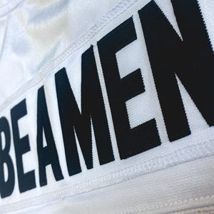 Men's White V-Neck Mesh Football Jersey Number Print Breathable Short Sleeve Regular Fit All Seasons Sport Apparel - Product Image 5