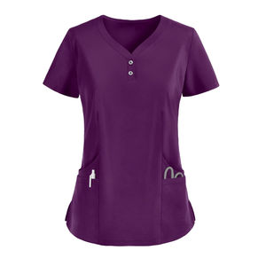 Uniformes Médicos de Verano Personalizados de Alta Calidad para Enfermeras, Uniformes de Hospital Unisex, Último Diseño, Algodón Twill con Spandex, Venta al Por Mayor - Product Image 5