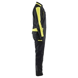 Overol de Trabajo de Alta Visibilidad para Hombre, Uniforme de Seguridad de Poliéster, Franjas Reflectantes Verdes - Product Image 5