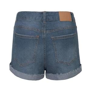 Shorts en jean déchirés pour femme, style streetwear, en coton, avec poches, décontractés, tendance été - Product Image 4