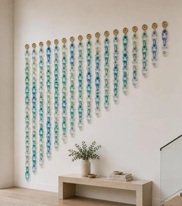 Chaîne en résine faite à la main, décoration décorative pour la maison, ornement suspendu, fournisseur en gros - Product Image 2