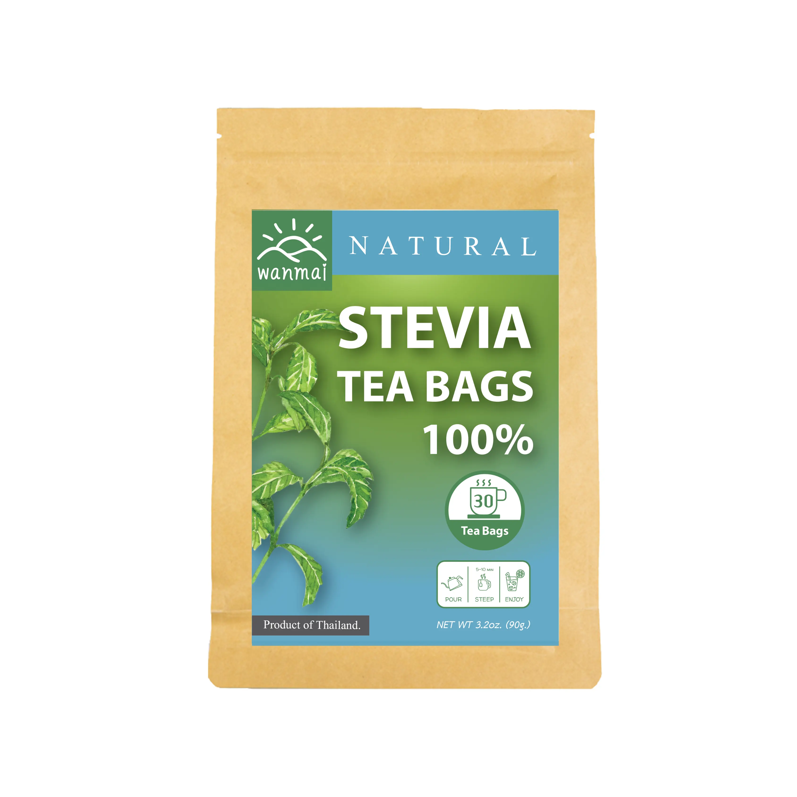 WANMAI29 Stevia Tee für Verkaufs tasche Box Loose Bulk Style Verpackung Bio Gesundheit Gewicht Regal Herkunft Typ Alter Abnehmen Leben