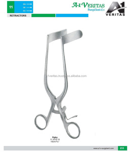 Retractor Quirúrgico Manual A-1 VERITAS de Alta Calidad, Retractor Abdominal de Acero Inoxidable Alemán |   Portaagujas Reutilizable con Certificación CE - Product Image 5