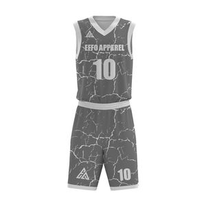 Maillot et short de basketball en maille respirante, fabrication de vêtements sportifs personnalisés avec logo, vente en gros, usine de vêtements athlétiques - Product Image 1