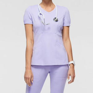 Ensemble de Blouse et Pantalon Médical Premium pour Femmes – Tenue d'Infirmière Légère et Respirante pour Usage Quotidien en Hôpital - Product Image 1
