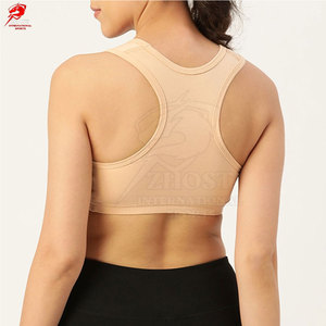 Sujetador deportivo minimalista de tono sólido para práctica profesional en Dojo, equipo de yoga de calidad con construcción sin costuras - Product Image 3