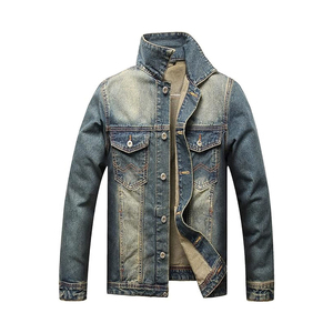 Chaqueta de Mezclilla Resistente para Hombre, Mezclilla de Algodón de Peso Medio, Logotipo Personalizado, Marca Privada para Minoristas de Moda - Product Image 1