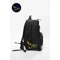 Sac à dos pliable classique noir imperméable personnalisé Hien Minh Vietnam avec fermeture éclair, capacité 20-37L, pour le sport