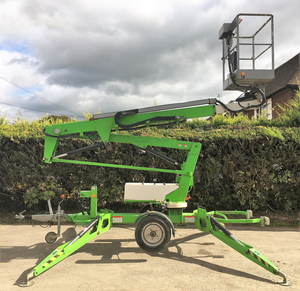 Plataforma Elevadora de Dos Ruedas con Altura de Elevación de 16 m, Elevador Hidráulico Plegable de Dos Ruedas para Trabajo Aéreo - Product Image 1