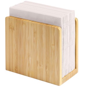 Porte-serviettes en bois, distributeur en bois - Écologique, fait main, durable, design minimaliste |   Commandes en gros à prix abordable | - Product Image 1