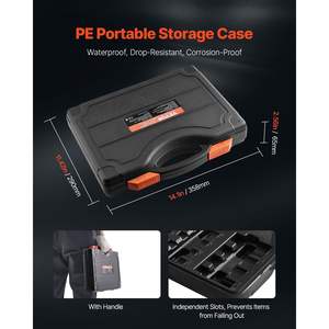 Set di 60 Pezzi di Chiavi a Bussola Torx Esterne in Acciaio al Cromo-Vanadio (Cr-V) da 1/4", 3/8", 1/2" con Custodia Migliorata TT6-TT70 TP8-TP60 D0100X3BSC6 - Product Image 5