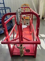 Échafaudage suspendu en acier peint électrique chinois Zlp630/800/1000 Plateforme de travail 630-1000 kg Capacité de charge pour bâtiment de bureaux