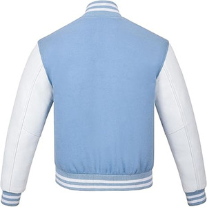OEM Custom Embroidery Geometric Cartoon Varsity Jackets for Men Women Wholesale Letterman Bomber <b>Coats</b> Stand Collar for Schools - Product Image 2