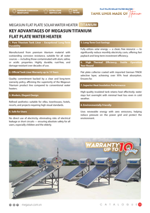 Commercial Solar Water <b>Heater</b> 200L Insulated Tank Reliable Daily Hot Water Supply Class A+++ Energy Efficiency 5-Year Warranty - Product Image 5