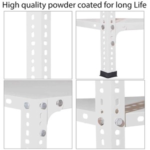 Estante Metálico Ranurado Mini (3 x 2 x 1 Pies / 36 x 24 x 12 Pulgadas) con 5 Estantes - Product Image 3