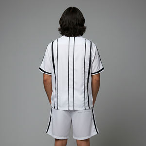 Conjunto Deportivo de Verano para Hombre, Hecho a Medida, Dos Piezas, Chaqueta Cortavientos 100% Algodón, Camiseta Estampada y Pantalones Cortos - Product Image 5