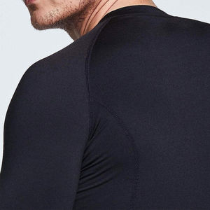 Unisex Sleeveless Compression Shirt Full Coverage Quick Dry 100% Polyester UPF50+ Rash Guard <b>Black</b> - Product Image 6