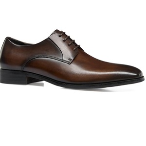 Flat Casual Formal Luxury <b>Top</b> Quality Genuine Leather Brown Shoes Light Weight Cheap Price Boots Shoes For Wedding - Product Image 5