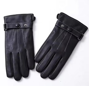 ASTURBAN WEAR Men's High Quality Leather <b>Touchscreen</b> <b>Gloves</b> for Casual Winter Wear Thermal Eco-Friendly Direct Factory Wholesale - Product Image 1